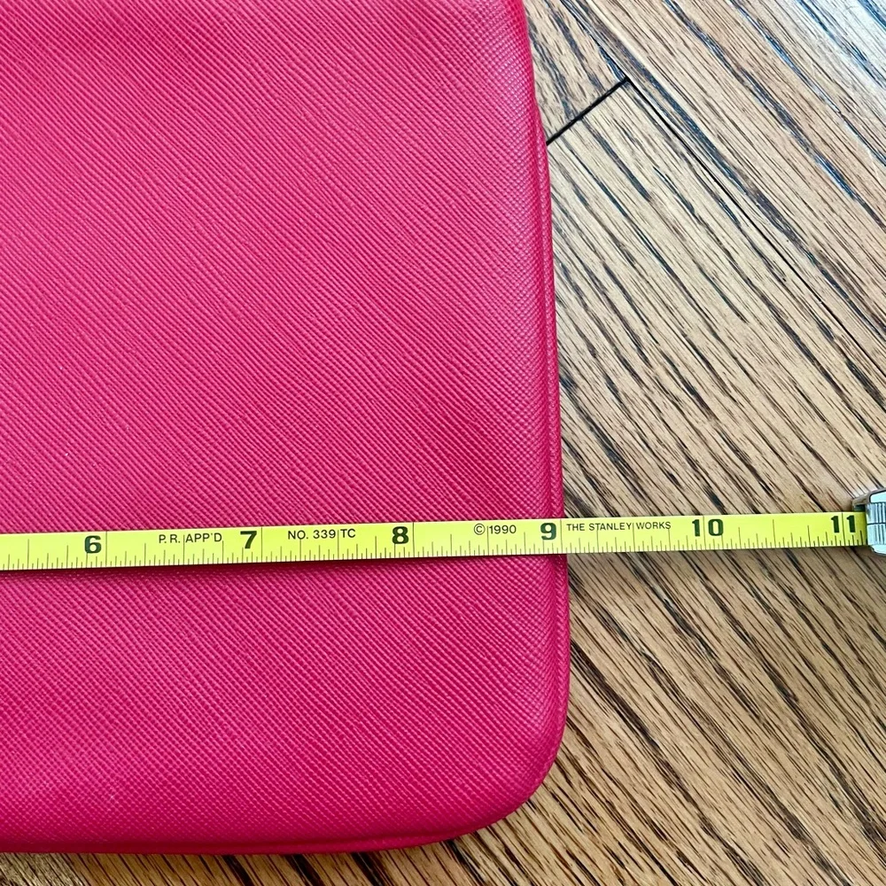 Chico's Red Clutch, Suede Tassel, NWOT - Picture 9 of 10